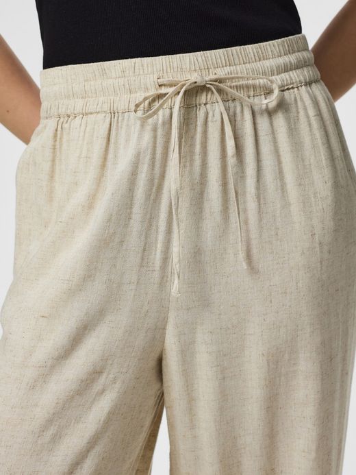 Pantalón con goma y cordón Pieces Birch 1