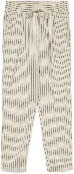 Pantalón con goma y cordón rayas Vero Moda Silver Lining