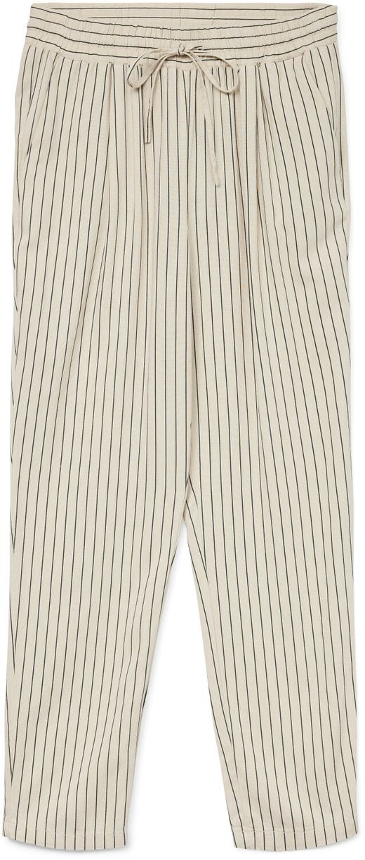Pantalón con goma y cordón rayas Vero Moda Silver Lining