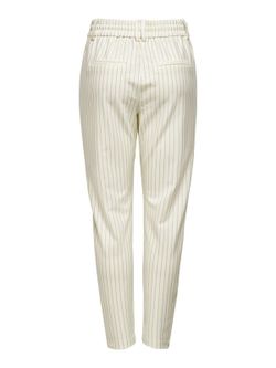 Calças de borracha com listras diplomáticas Only Cloud Dancer