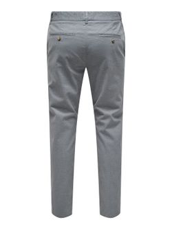 Pantalón con micromuestra geométrica Only & Sons Grey