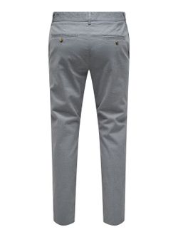 Pantalón con micromuestra geométrica Only & Sons Grey
