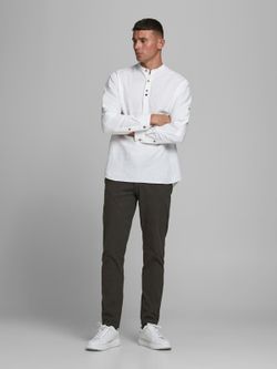 Pantaloni con cotone stretch campione Jack & Jones Dark Grey