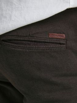 Pantaloni con cotone stretch campione Jack & Jones Dark Grey