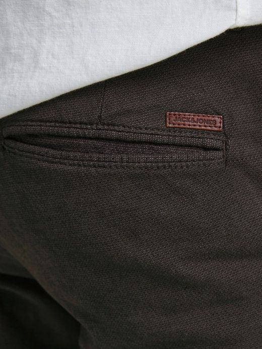 Pantaloni con cotone stretch campione Jack & Jones Dark Grey