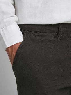 Pantaloni con cotone stretch campione Jack & Jones Dark Grey
