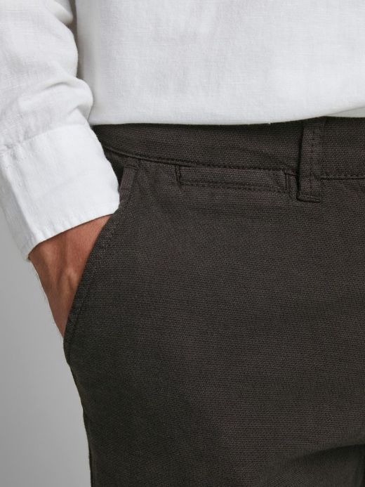 Pantaloni con cotone stretch campione Jack & Jones Dark Grey