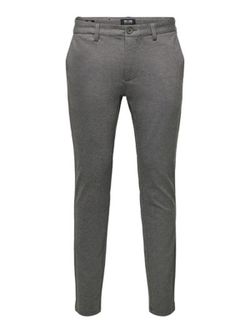 Pantalón con muestra espiga Only & Sons Capuccino