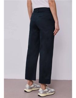 Pantalón culotte con cinturón Street One Shadow Blue