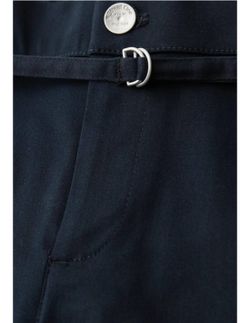 Pantalón culotte con cinturón Street One Shadow Blue