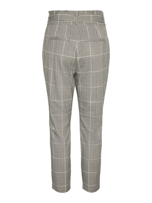 Pantalón de cuadros pata de gallo y cinturón Vero Moda Ivy Green