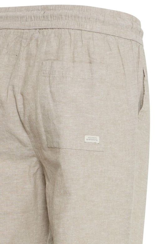 Pantalón de lino con goma y cordón Blend Of America Beige