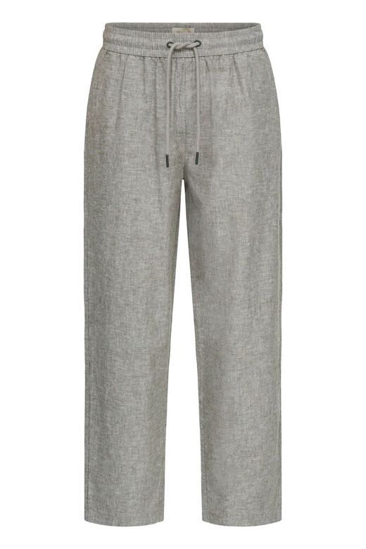 Pantalón de lino con goma y cordón Blend Of America Olive Night