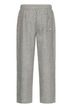 Pantalón de lino con goma y cordón Blend Of America Olive Night