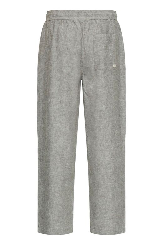 Pantalón de lino con goma y cordón Blend Of America Olive Night