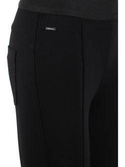 Pantalón de punto acampanado Street One Black