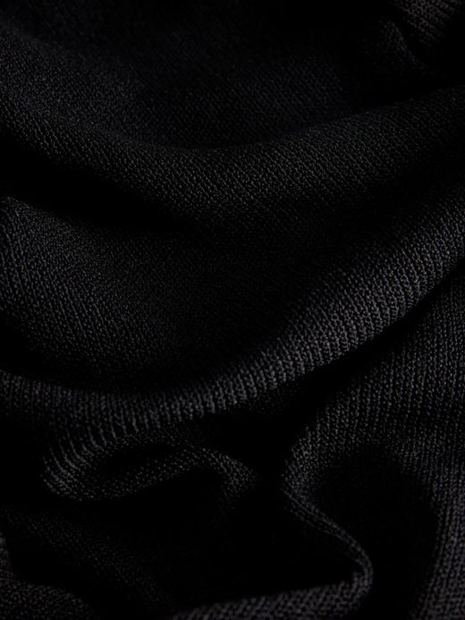 Pantalón de punto HW de pierna ancha Jjxx Black