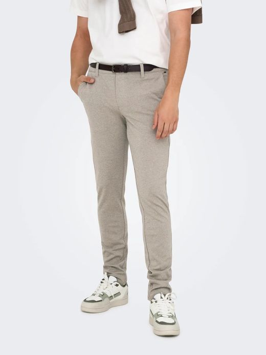 Pantalón de vestir jaspeado Only & Sons Fallen Rock