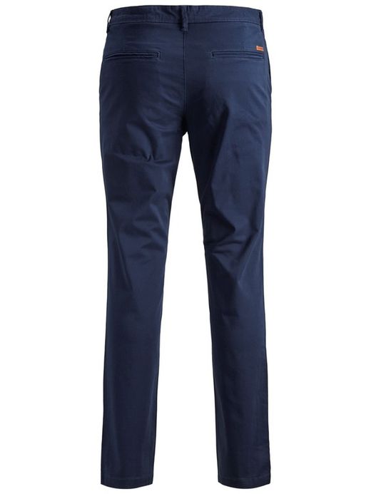 Pantalón algodón elástico con bolsillo francés Jack & Jones Navy Blazer