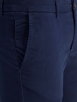Pantalón algodón elástico con bolsillo francés Jack & Jones Navy Blazer