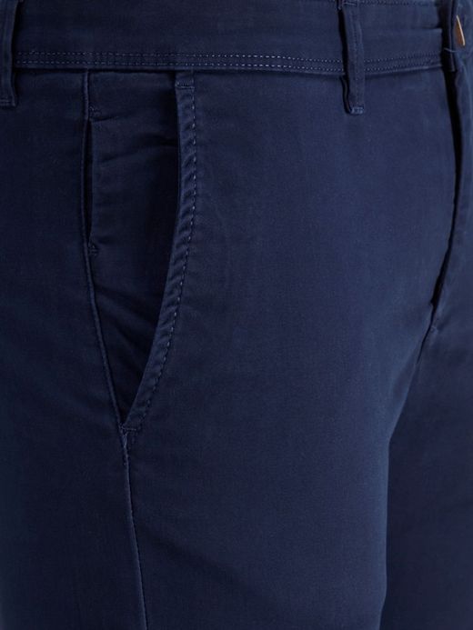 Pantalón algodón elástico con bolsillo francés Jack & Jones Navy Blazer