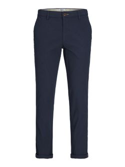 Pantalón elástico con muestra geométrica Jack & Jones Navy