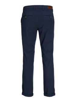 Pantalón elástico con muestra geométrica Jack & Jones Navy