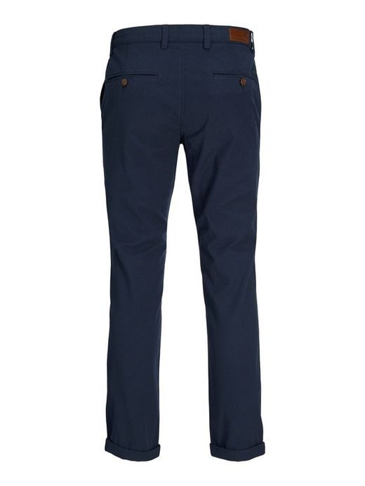 Pantalón elástico con muestra geométrica Jack & Jones Navy