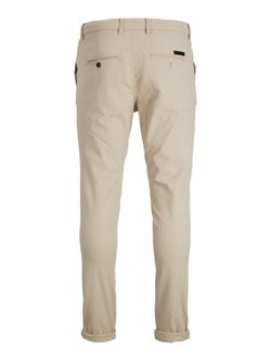 Pantalón elástico con muestra geométrica Jack & Jones Sand