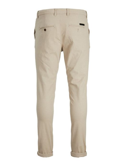 Pantalón elástico con muestra geométrica Jack & Jones Sand