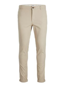Pantalón elástico con muestra geométrica Jack & Jones Sand