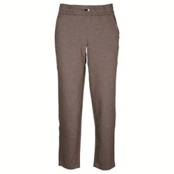 Pantalón jaspeado con goma Street One Brown