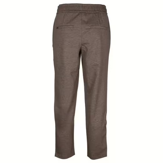 Pantalón jaspeado con goma Street One Brown