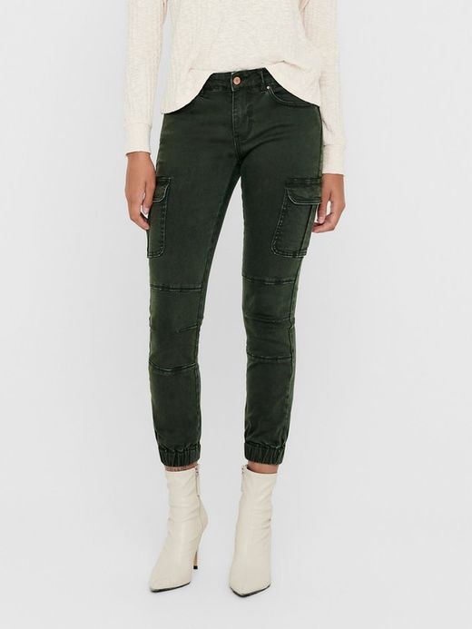 Pantalón militar con bolsillos elástico Only Rosin