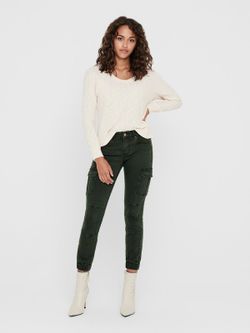 Pantalón militar con bolsillos elástico Only Rosin