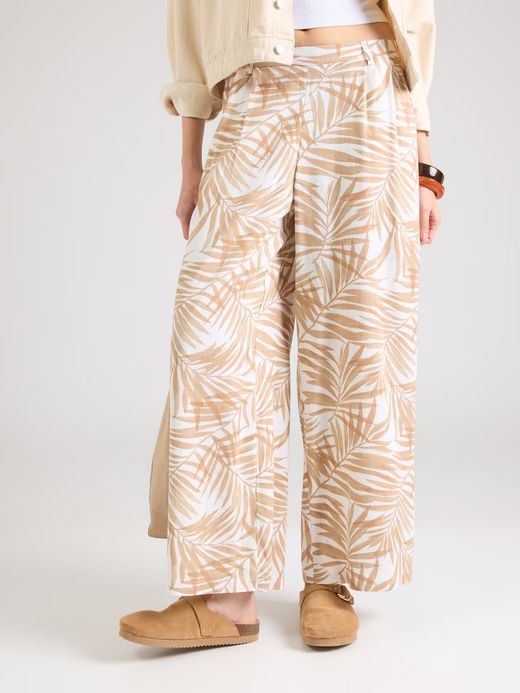 Pantalón palazzo con estampado hojas de palmera Only Moonbean