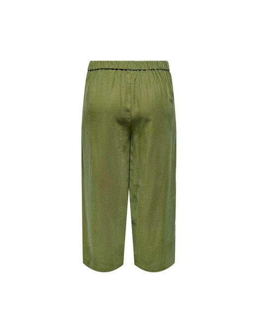 Pantalón palazzo con goma Only Olive Night