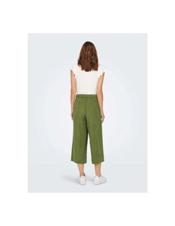 Pantalón palazzo con goma Only Olive Night