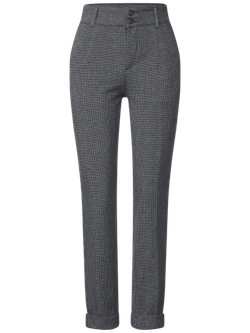 Pantalón sastre con micromuestra Street One Deep Blue