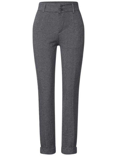 Pantalón sastre con micromuestra Street One Deep Blue