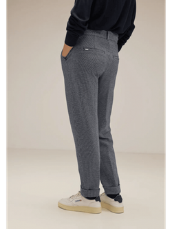 Pantalón sastre con micromuestra Street One Deep Blue