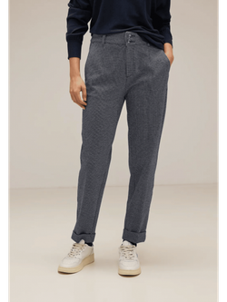 Pantalón sastre con micromuestra Street One Deep Blue