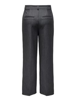 Pantalón sastre de pierna ancha Only Dark Grey Mela