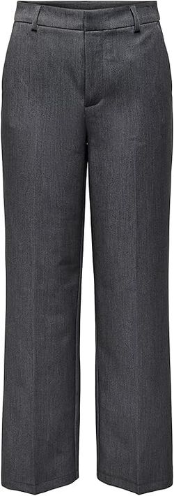 Pantalón sastre de pierna ancha Only Dark Grey Mela