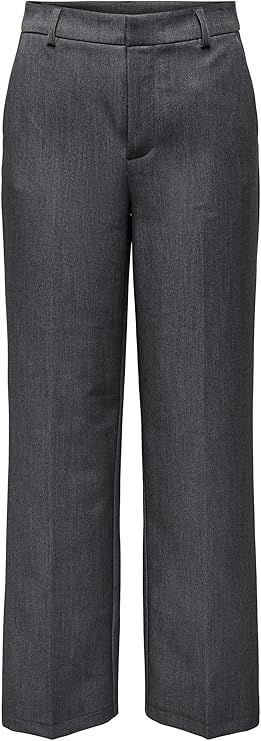 Pantalón sastre de pierna ancha Only Dark Grey Mela