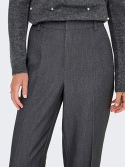Pantalón sastre de pierna ancha Only Dark Grey Mela
