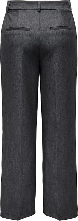 Pantalón sastre de pierna ancha Only Dark Grey Mela