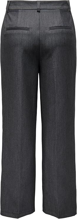 Pantalón sastre de pierna ancha Only Dark Grey Mela