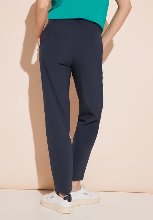 Pantalón vestir con repunte Street One Deep Blue