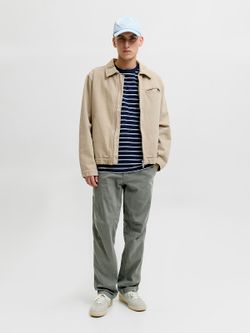 Pnatalón con goma y cordón Jack & Jones Olive Night